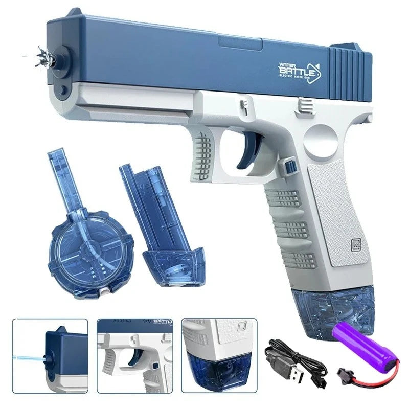 Portable Automatic Electric Water Gun for Kids - Outdoor Water Toy